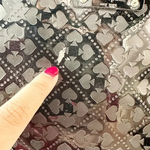 KATE SPADE Sophie Embossed Patent Leather Tote Shoulder Bag - Picture 3 of 9